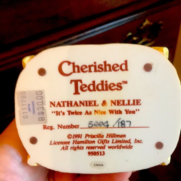 Cherished Teddies - Nathaniel & Nellie - Picture 5 of 5